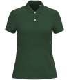 NS208 Native Spirit Ladies Piqué Polo Shirt Forest Green colour image